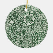 william morris goudsbloem groen bloem keramisch ornament (Voorkant)