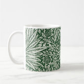 william morris goudsbloem groen bloem koffiemok (Links)