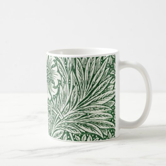 william morris goudsbloem groen bloem koffiemok (Rechts)