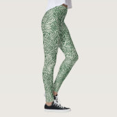 william morris goudsbloem groen bloem leggings (Rechts)
