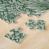 william morris goudsbloem groen bloem legpuzzel (Zijkant)