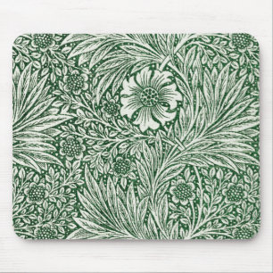 william morris goudsbloem groen bloem muismat