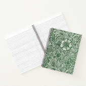 william morris goudsbloem groen bloem notitieboek (Binnen)