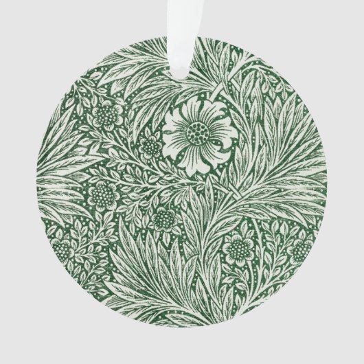 william morris goudsbloem groen bloem ornament (voorkant)