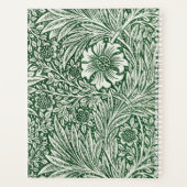 william morris goudsbloem groen bloem planner (Achterkant)