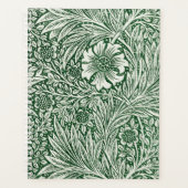william morris goudsbloem groen bloem planner (Voorkant)