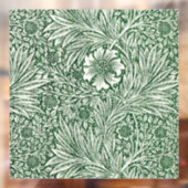 william morris goudsbloem groen bloem raamsticker (Vel 2)