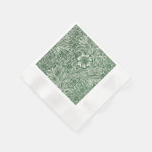 william morris goudsbloem groen bloem servet (Hoek)