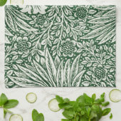 william morris goudsbloem groen bloem theedoek (Gevouwen)