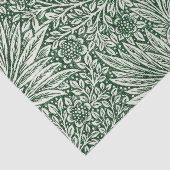 william morris goudsbloem groen bloem tissuepapier (Detail)