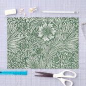 william morris goudsbloem groen bloem tissuepapier (Craft)