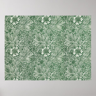 william morris goudsbloem groene bloem bloem wallp poster