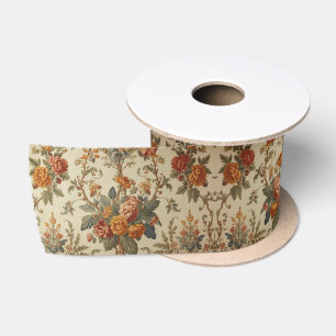 William Morris goudsbloem Vintage bloemmotief Satijnen Lint