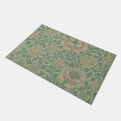 William Morris Grafton bloempatroon saliegroen Deurmat (Schuin)