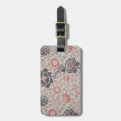 William Morris Grafton Botanic Art Design Bagagelabel (Voorkant verticaal)