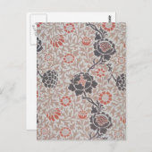 William Morris Grafton Botanic Art Design Briefkaart (Voorkant / Achterkant)