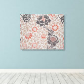 William Morris Grafton Botanic Art Design Canvas Afdruk (Insitu (Houten vloer))