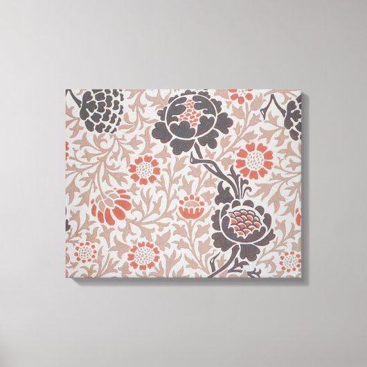 William Morris Grafton Botanic Art Design Canvas Afdruk (Voorkant)