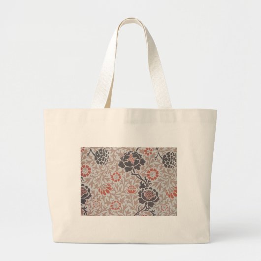 William Morris Grafton Botanic Art Design Grote Tote Bag (Voorkant)