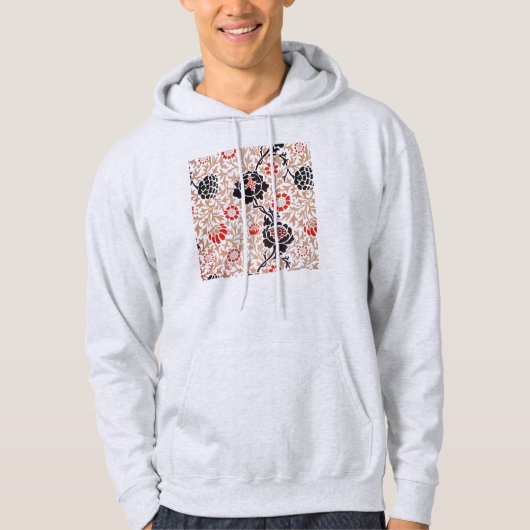 William Morris Grafton Botanic Art Design Hoodie (Voorkant)