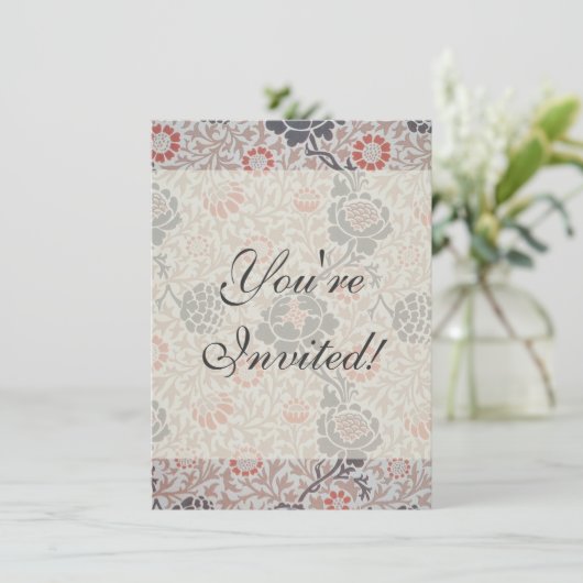 William Morris Grafton Botanic Art Design Kaart (Staand voorkant)