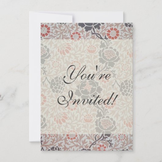 William Morris Grafton Botanic Art Design Kaart (Voorkant)