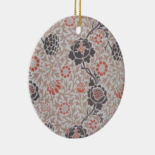 William Morris Grafton Botanic Art Design Keramisch Ornament (Rechts)