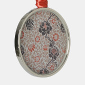 William Morris Grafton Botanic Art Design Metalen Ornament (Rechts)