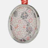 William Morris Grafton Botanic Art Design Metalen Ornament (Links)