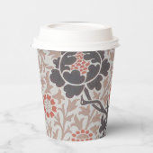 William Morris Grafton Botanic Art Design Papieren Bekers (Links)