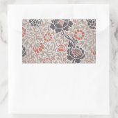 William Morris Grafton Botanic Art Design Rechthoekige Sticker (Tas)