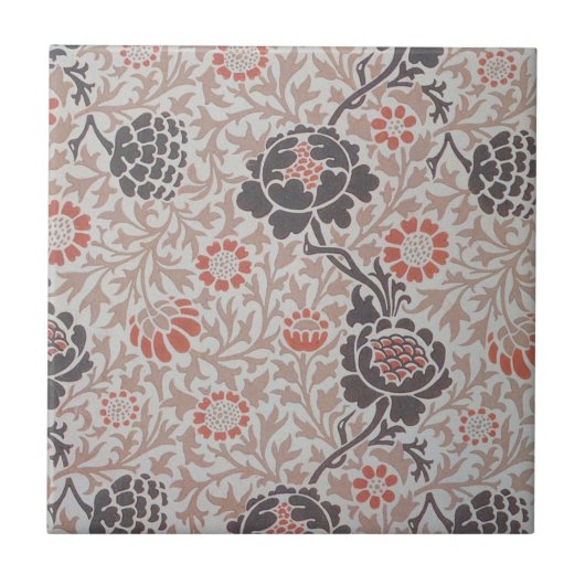 William Morris Grafton Botanic Art Design Tegeltje (Voorkant)