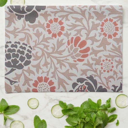 William Morris Grafton Botanic Art Design Theedoek (Gevouwen)