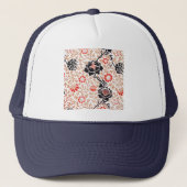 William Morris Grafton Botanic Art Design Trucker Pet (Voorkant)