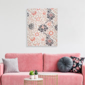 William Morris Grafton Botanische Kunst Design Canvas Afdruk (Insitu (Woonkamer))