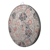 William Morris Grafton Botanische Kunst Design Dartbord (Voorkant Rechts)