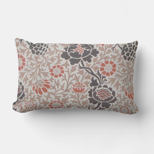 William Morris Grafton Botanische Kunst Design Kussen (Voorkant)