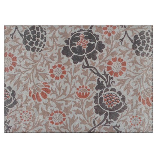 William Morris Grafton Botanische Kunst Design Snijplank (Voorkant)