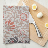 William Morris Grafton Botanische Kunst Design Theedoek (Quarter Fold)