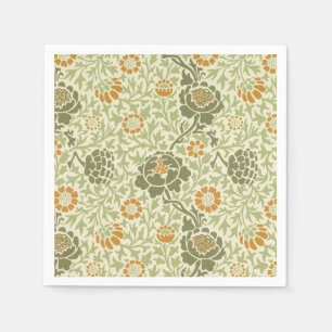 William Morris Grafton Sage Bloemmotief Servet