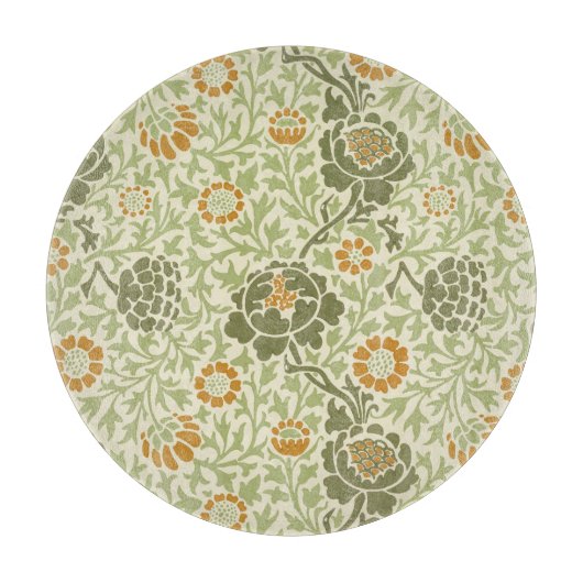 William Morris Grafton Sage Bloemmotief Snijplank (Voorkant)