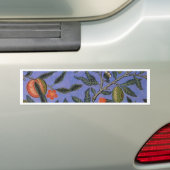 William Morris Granaatappel Behang Bumpersticker (Op auto)
