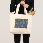 William Morris Granaatappel Behang Grote Tote Bag (Voorkant (product))