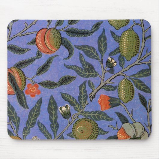 William Morris Granaatappel Behang Muismat (Voorkant)