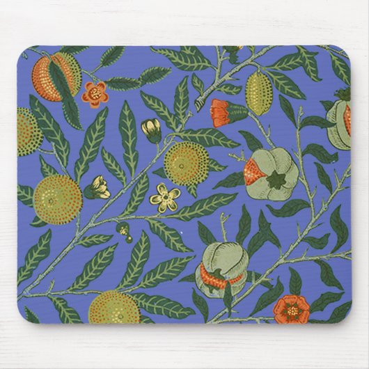 William Morris Granaatappel Behang Muismat (Voorkant)