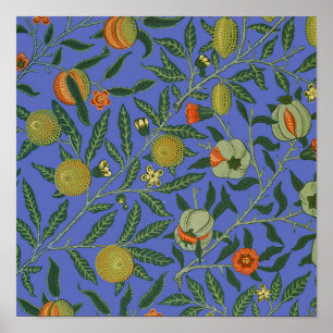 William Morris Granaatappel Behang Poster