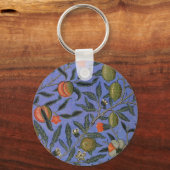 William Morris Granaatappel Behang Sleutelhanger (Voorkant)