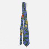William Morris Granaatappel Behang Stropdas (Achterkant)