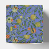 William Morris Granaatappel Blauw Kleurrijk Behang Bedankdoosjes (Bovenkant)