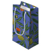William Morris Granaatappel Blauw Kleurrijk Behang Klein Cadeauzakje (Voorkant Gekanteld)